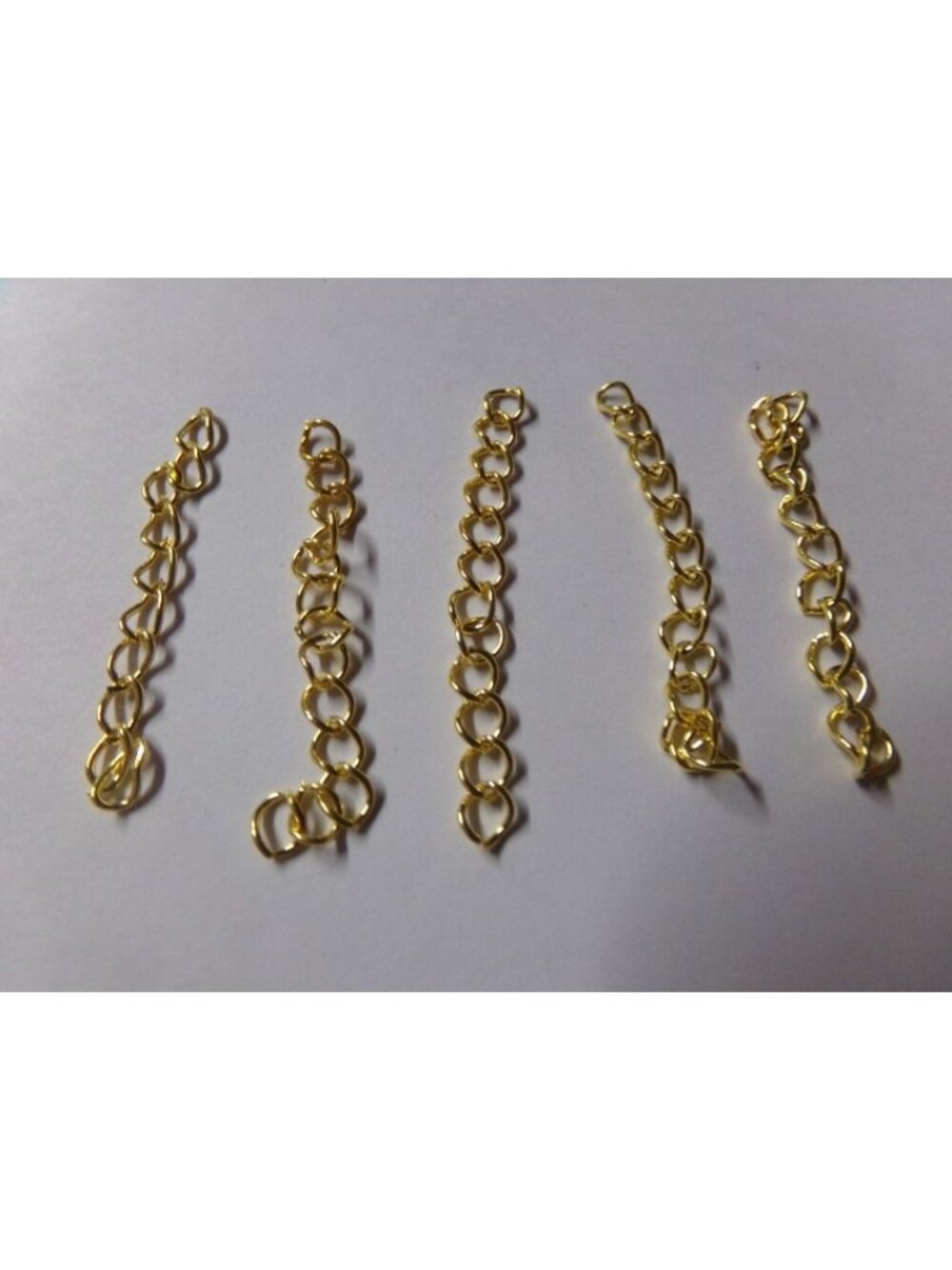 Gold Plated Plated Chain Extenders Ends